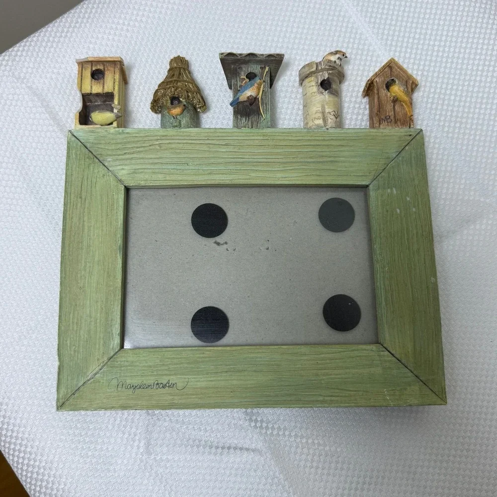 Marjolein Bastin Hallmark Nature's Sketchbook 5 Birdhouse Bird Photo Frame 4x6
